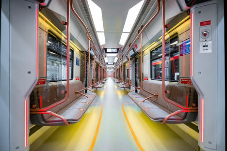 Moscow metro carriage