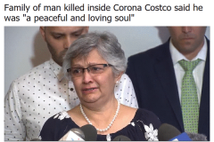 Corona Costco枪击被害人亲属首次公开讲话