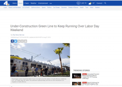 洛杉矶地铁绿线将会在劳动节周末全面开放