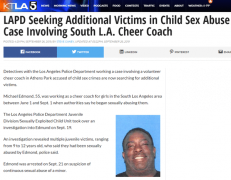 洛杉矶啦啦队教练涉嫌性侵儿童被逮捕！