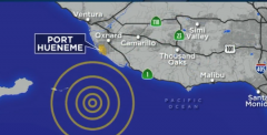 南加海港发生4.0级地震,居民熟睡震醒