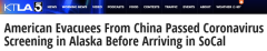 从中国武汉撤离的201名美国乘客降落河滨县
