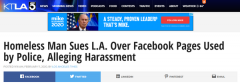 游民控诉洛杉矶警局 FB网页私自公开错误敏感信