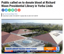 约巴林达号召公众捐血：捐一次可救三人！