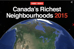 多伦多四个最有钱社区，你家上榜了吗？
