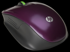 HP Wireless Optical Mouse (LL726AA) - Purple