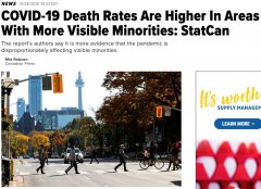 加统计局:少数族裔新冠死亡率更高