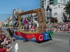 看了今天Pride  Parade的大游行（有图片）