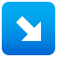 Down-right arrow :arrow_lower_right: ↘