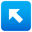 Up-left arrow :arrow_upper_left: ↖