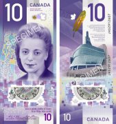 登陆定居 - 【嘉德客服】加拿大最酷炫10元纸币！
