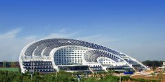 山东建成世界最大太阳能办公楼 造型奇特(高清组