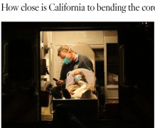 3分钟死一人 加州还要多久才能出现疫情拐点？