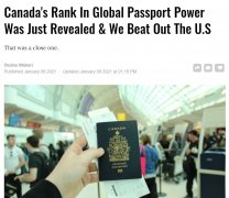 全球護照實力排名 加拿大跌出前十