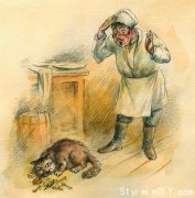 俄语阅读：猫和厨师