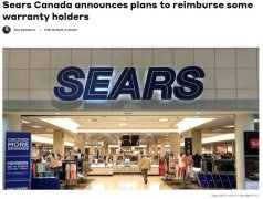Sears倒閉3年客戶還可以拿回退款
