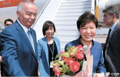 朴槿惠出访乌兹别克斯坦 乌总统亲自护送到住地