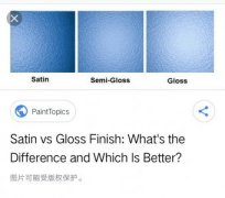 Semi-gloss效果如何的？