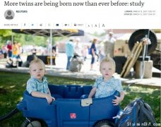 有意思!全球進入了＂雙胞胎高峰＂期