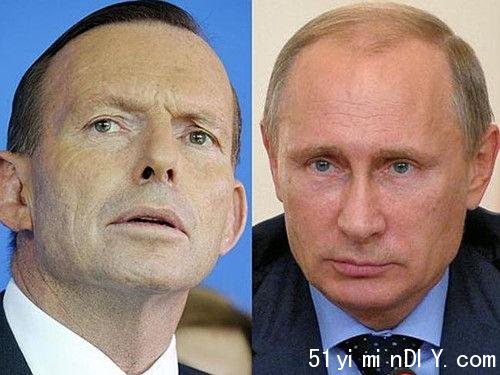 澳总理声称一对一“抱摔”普京 俄外交官调侃