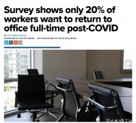 疫情后,加国人不想再回办公室工作