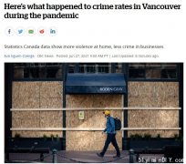 疫情期间温哥华犯罪率变化,怕了吗