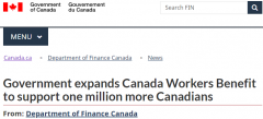撒钱！加拿大宣布扩大一项福利：320万人受益，