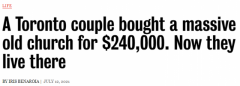 加夫妇花24万买下教堂 爆改成豪宅