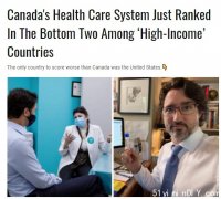 加国医保 高收入国家排名倒数第二