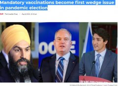 想当选加国总理 先过强打疫苗这关