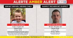 加国安珀警报 3岁孩子被父亲绑架