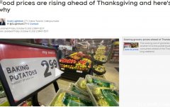 感恩节没法过 食品油价都涨成这样