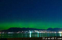 昨晚有沒有看溫哥華上空的北極光?