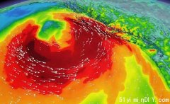 天气炸弹吹袭BC省 飓风级强风警告