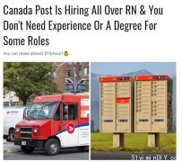 加拿大邮政招聘季节工 时薪$17.73