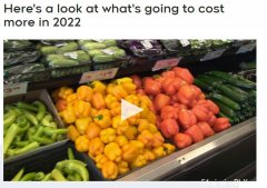 物價猛漲 2022年這些開支花費更多