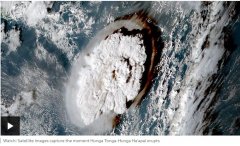 海底火山震憾大爆發 溫島海嘯預警
