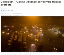 卡车司机集结渥太华抗议 联盟怒批