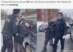 震惊!渥太华警察拘捕老人视频热传