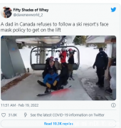 加拿大滑雪胜地罕见画面疯狂刷屏!