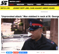 加拿大地铁站突发随机捅人 一男子遭背后割喉!