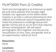 北美一大学开设&quot;色情片鉴赏课&quot; 看片还能拿学分