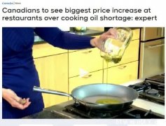 食用油短缺，价格翻涨3倍！加拿大的餐馆价格飙升