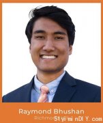 年轻有为、勇于参政的列治文山候选人毛瑞龙（RaymondBhushan）