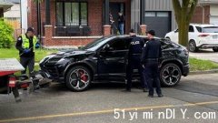 多伦多市柏文单位被歹徒强闯 并抢走价值最少25万元的林宝坚尼四驱车(图)