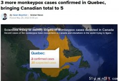 全体加拿大人都易感染 猴痘爆发