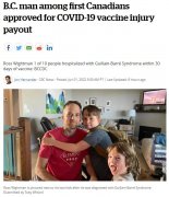 加國首例!BC男獲新冠疫苗傷害賠償