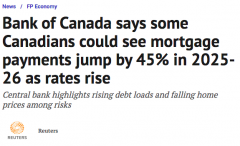 加拿大央行发核弹级警告： 2025这些人贷款飙升44%!