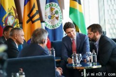 特鲁多总理出席美洲峰会，主持首脑圆桌会议