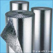 有谁知道    aluminium bubble film  是怎么样一种材料啊？